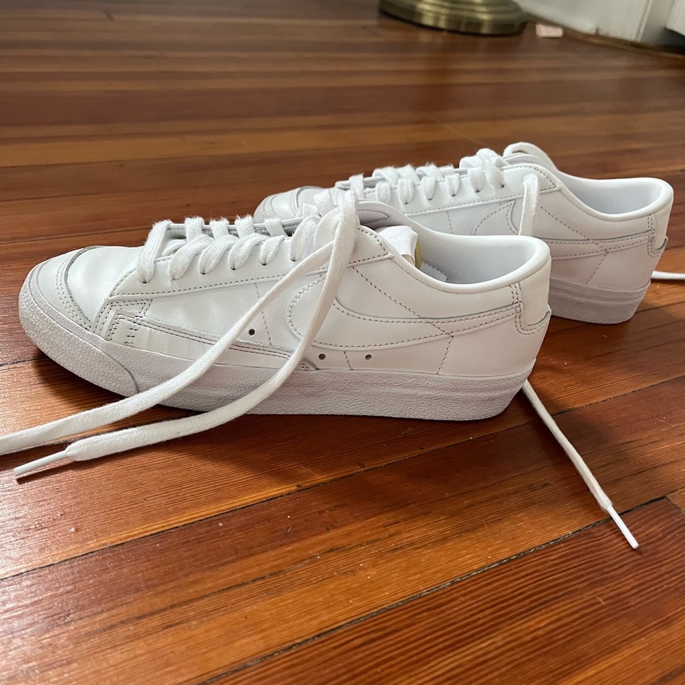 Nike Blazer Low Platform Sneakers (Women) Size 7 White